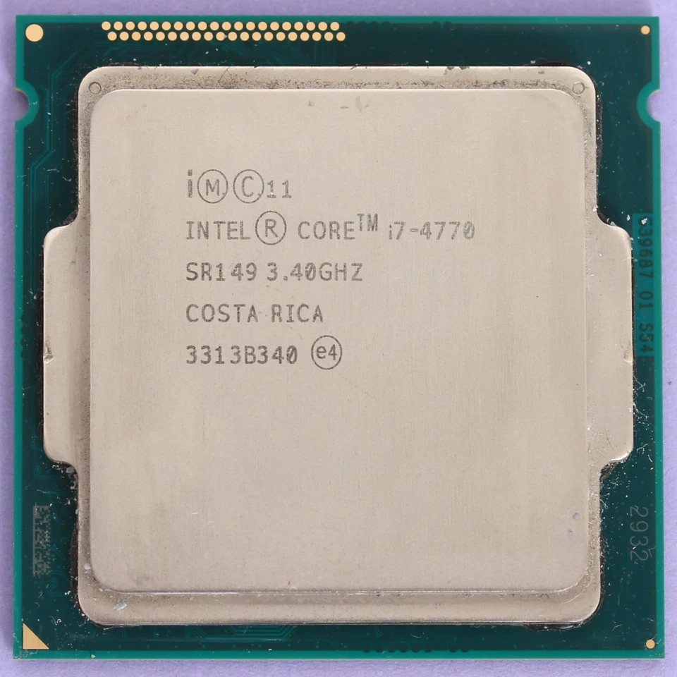 Intel Core i7 4th Gen i7-4770 Quad Core CPU 3.4Ghz Haswell 8MB LGA1150 SR149 - Image 2 of 3