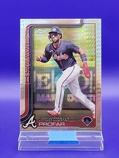 Jurickson Profar 2025 Topps Chrome Prism Refractor SP 🔥 Braves