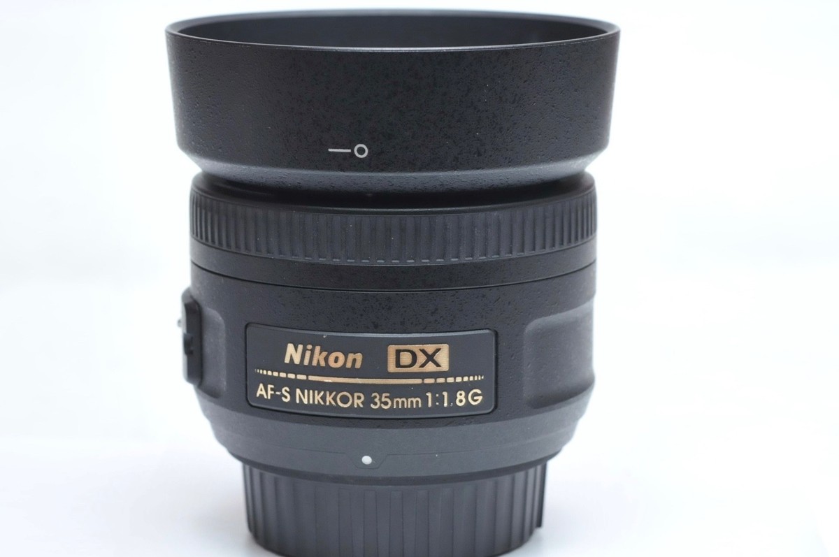 レンズ(単焦点) Nikon AF-S DX NIKKOR 35mm f/1.8G +Hood Nikon AF-S DX NIKKOR 35mm f/1.8G Lens W/HB46 Hood | eBay