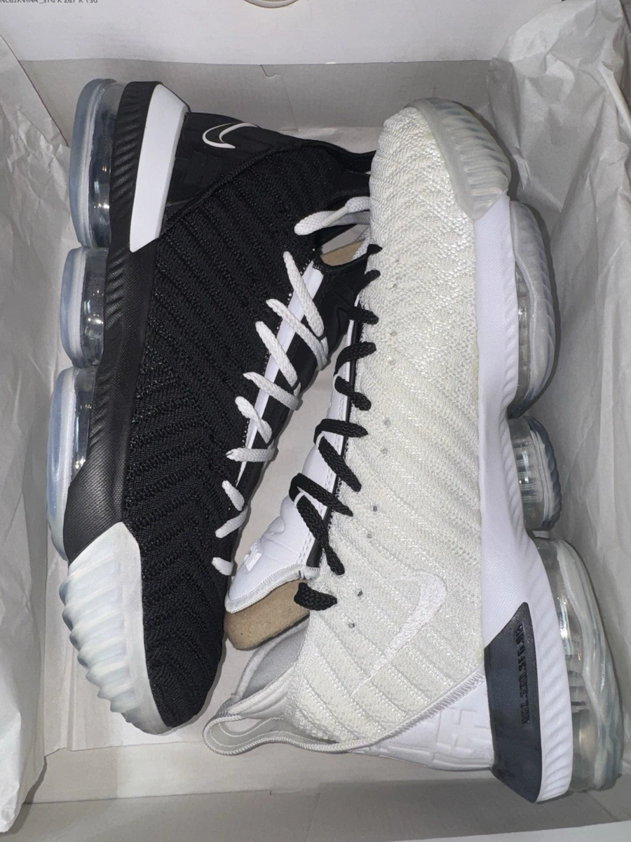 Preços baixos em Nike LeBron 16 Equality - Black White | eBay