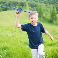 4 Pack Airplane Flying Toys, 17.5" Large Throwing Foam Plane Ideal Gift Boy Girl