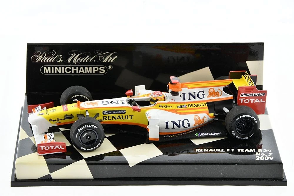 Preços baixos em MINICHAMPS Renault Fernando Alonso Diecast Carros