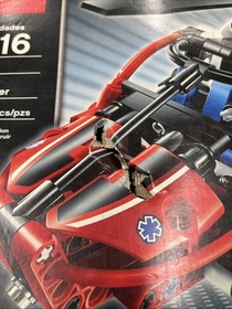 Lego 8068 LEGO Technic 2 in 1 Rescue Medical Helicopter Rare Retired 2011