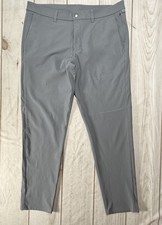 Lululemon Pants Mens 38x30 ABC Performance Slim Fit Trousers Pocket Logo LM5AF2S