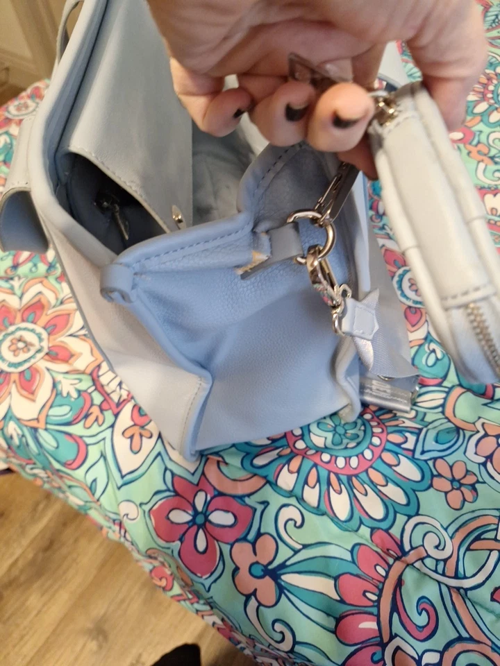 Steve Madden Large Ice Blue Tote Bag - Image 4 of 4