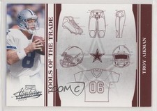 2006 Playoff Absolute Memorabilia Tools of the Trade Red Troy Aikman HOF 0bz