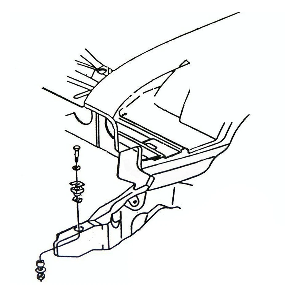 Kit de herrajes de montaje de soporte central Oldsmobile Cutlass 442 1969-72 14 piezas Foto 2 de 4
