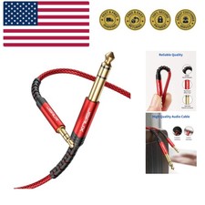 3.5mm to 6.35mm Stereo Audio Cable, 6.35mm 1/4" Male to 3.5mm 1/8" Male TRS B...