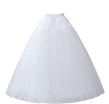 Hoopless Petticoat Crinoline Underskirt Slips for Wedding Dress MPT022
