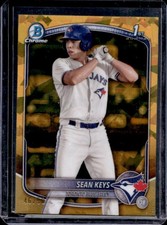 2025 Bowman Sapphire Sean Keys Chrome Gold Refractor 1st Prospect #/50 Blue Jays