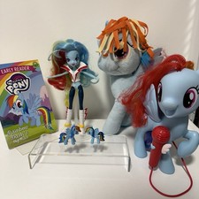 My Little Pony MLP Rainbow Dash Konvolut Restposten: Pl&uuml;schtier, Buch, Figuren, Puppe