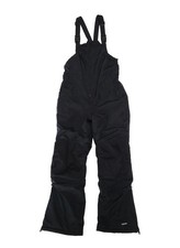 Land  s End Kids Black Squall Waterproof Insulated Iron Knee Snow Bibs Size 4 