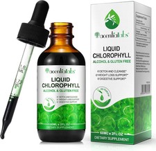 Liquid Chlorophyll Drops, 60ML Natural Chlorophyll for Internal Detox & Cleanes