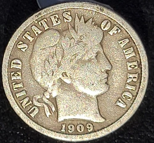 1909 O New Orleans Mint Barber Dime F