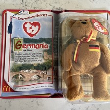 GERMANIA THE BEAR MCDONALD'S TY INTERNATIONAL BEARS II BEANIE BABY 1990
