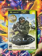 Refurbished Halo Combat Evolved Game of The Year Xbox Complete CIB Holo Cover