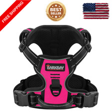 BARKBAY No Pull Dog Harness L   Adjustable Reflective Pet Vest Easy Control