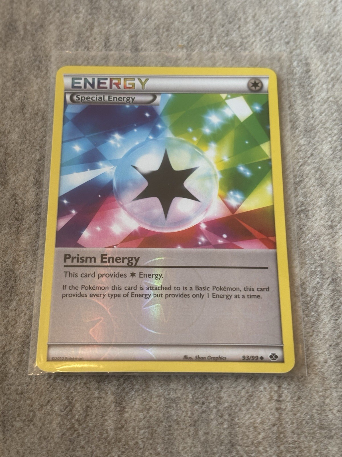 Pokemon Black & White Next Destinies PRISM ENERGY Reverse Holo 93/99 LP-