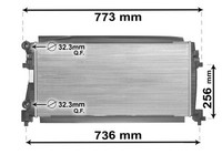 Van Wezel MotorküHler Mit ZubehöR FüR Vw Golf Vii Audi A3 Skoda Octavia Iv
