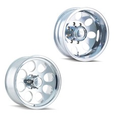 17x9 Ion 167 Polished 05-up Ford Dually Super Single Wheels 8 Lug Set Of 4 17x9 Ion 167 Polished 05-up Ford Dually Super Single Wheels 8 Lug Set Of 4