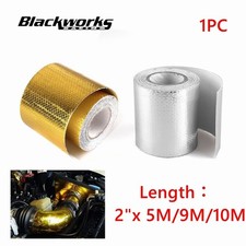 2-Inch Aluminum Foil Thermal Exhaust Tape Self-Adhesive Heat Shield Wrap