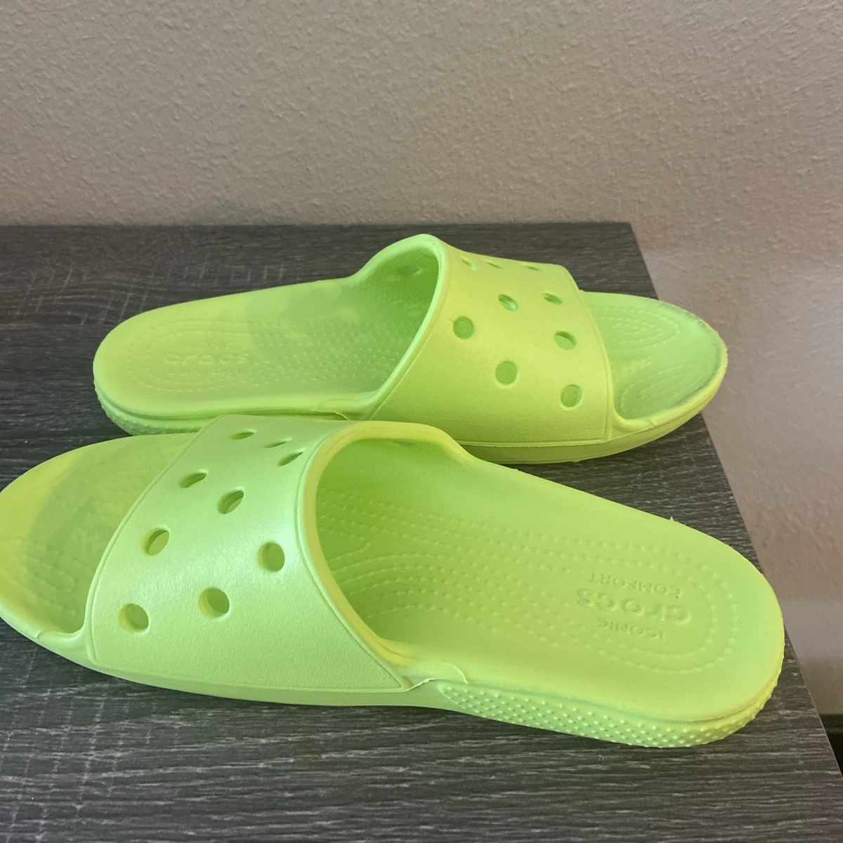 Slides shoes Women Men Unisex Lime Green Sz 41 , 10.5” Amazon.com | PUMA Men main image 4