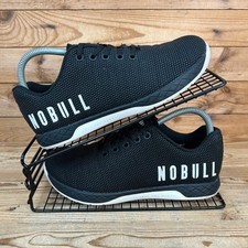 NoBull Trainers Womens Size UK 5.5 Outwork Black White Crossfit Hyrox Shoes
