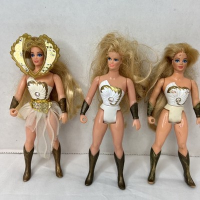 1984 Mattel Princess Of Power She-Ra Action Figure MOTU Vintage Lot Of 3 READ