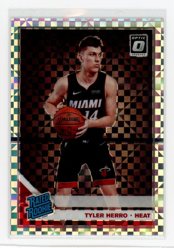 2019-20 Donruss Optic #172 Tyler Herro Checkerboard A8