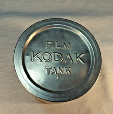 Vintage Kodak Film Developing Tank Metal Darkroom Equipment w/ Lid USA