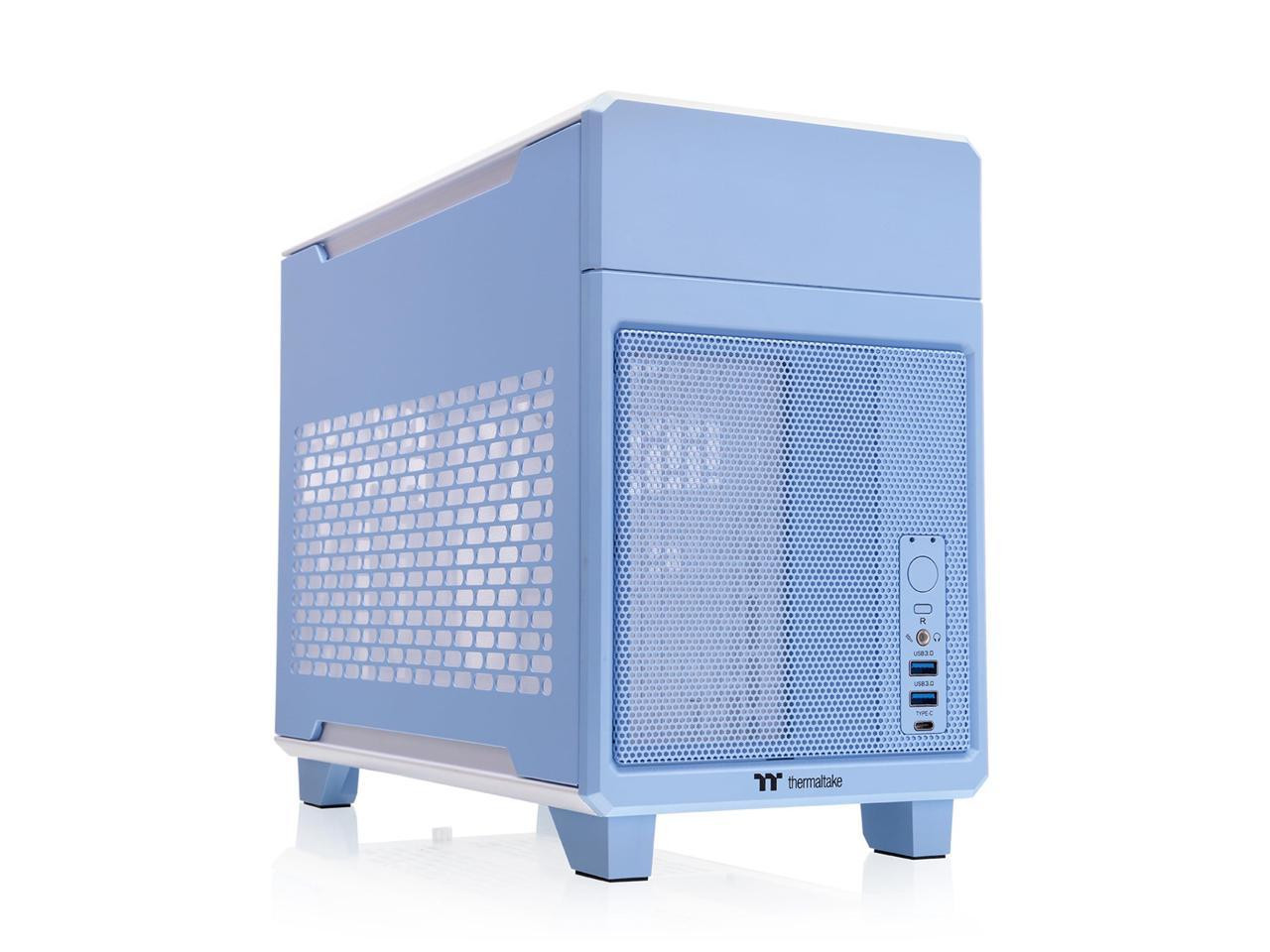 Корпус для компьютера Thermaltake TR100 Mini-ITX Hydrangea Blue