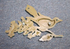 Set 1967 Vintage bird and flowered branches wall decor –Dart Ind. USA — photo 5