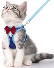 Escape Proof Cat Vest Harness Leash Set Adjustable Breathable Reflective Easy
