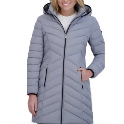 DKNY Women's Long Puffer Walker Jacket Size  XS  S  M