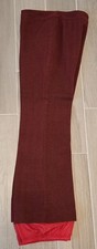 Vintage Aspen Ski Wear Flared Pants Tweed Red Brown Snow Pants 70s Size 12R