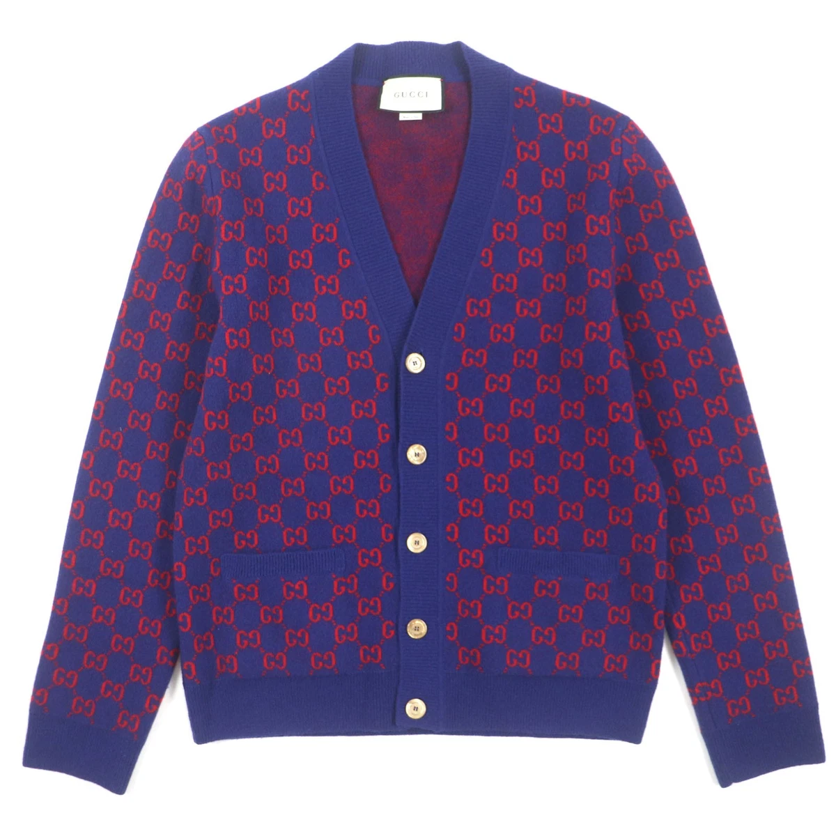 Gucci Blue Cardigan Sweaters for Men for sale | eBay