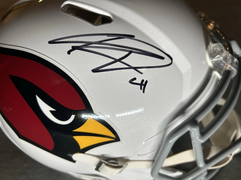 Kenyan Drake Signed Full Size Authentic Cardinals Helmet Beckett Witnessed - Image 2 of 4
