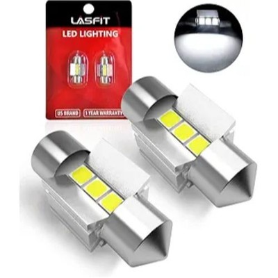 28MM LED Festoon 29MM 30MM 641 6614F 6612F TS-14V1CP LED Dome Map  1 pair 28mm