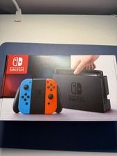 Nintendo Switch 32 GB Console - Neon Blue and Red - Boxed Excellent
