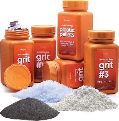 4-Step Stone Polisher Rock Tumbling Medium Refill Kit (5 CT)