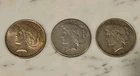 1923 , 1923-S , 1923-D Peace Dollars 90%silver