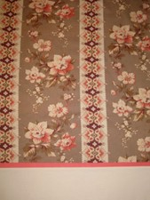 HANDMADE STRIPES AND FLOWERS FULL/STD SIZE PILLOWCASE