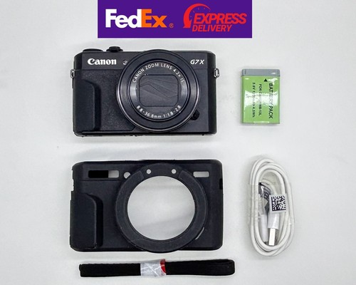 Canon PowerShot G7x Mark II 20.1MP Digital Vblogging Camera - black