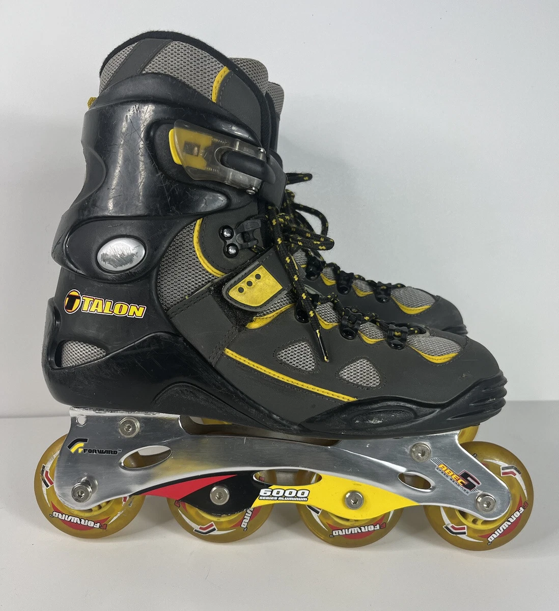 Forward Talon Roller Blades 6000 Series Aluminum Black And Yellow
