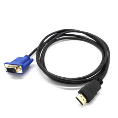 Adapter Cable 1M For PC TV Computer Monitor  HDMI Male to VGA D-SUB Male Video