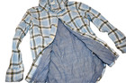 K8 BABY GAP 4T Boys Fully Lined Blue Cotton Plaid button Up Long Sleeve Shirt — photo 1