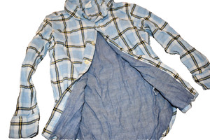 K8 BABY GAP 4T Boys Fully Lined Blue Cotton Plaid button Up Long Sleeve Shirt