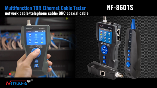 Network Cable Tester,AT278 TDR Multi-functional LCD Tracker NOYAFA NF-8601S