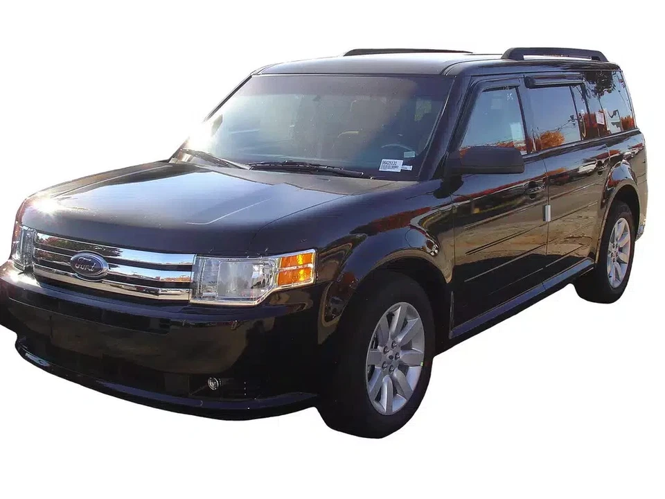 AVS 3M fita adesiva protetores de chuva fumaça viseiras de ventilação sombra para 2009-2019 Ford Flex - Imagem 3 de 4