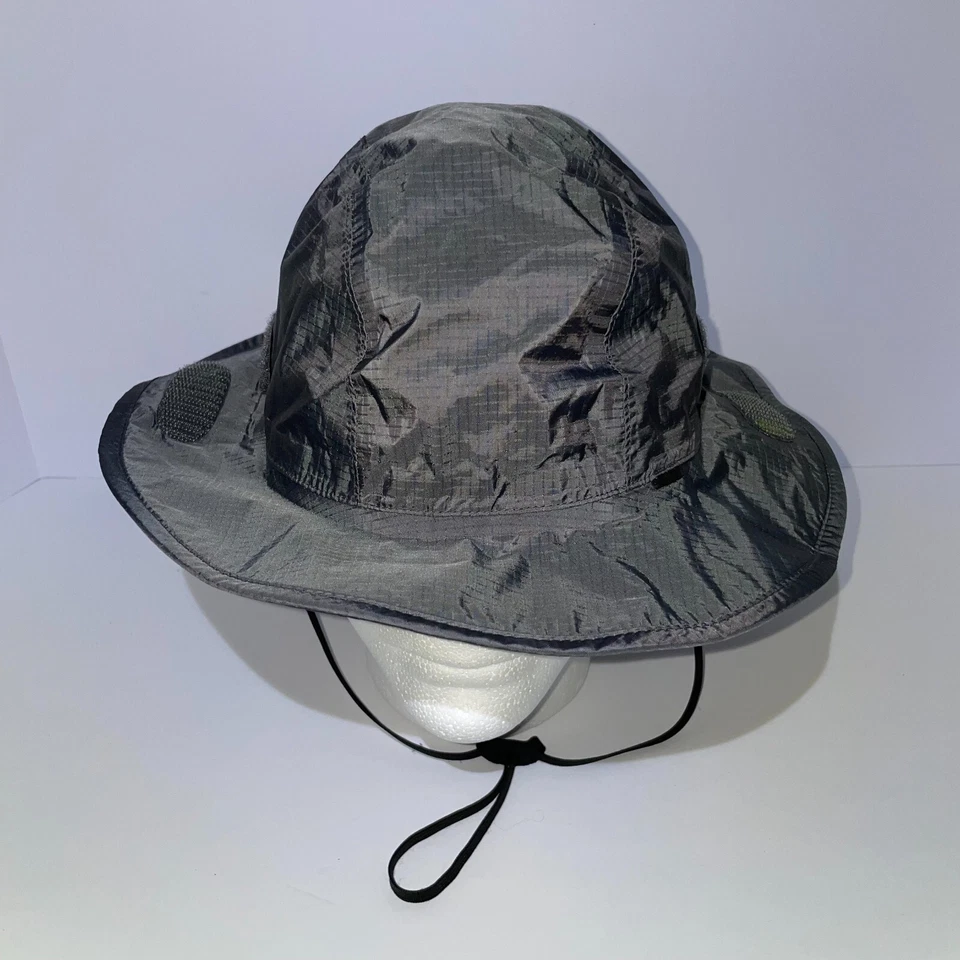 REI Elements Boonie Hat Size L Gray Waterproof Chinstrap - Image 4 of 4